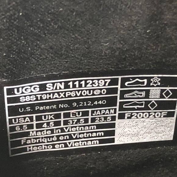 Women’s UGG Sheena White Leather Lace Up Platform Boot Size 6.5M - Picture 12 of 13